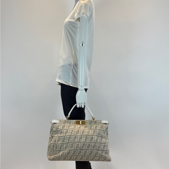 Fendi Zucca Peekaboo Large Bag - Picture 14 of 16